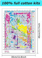 MBNTJHT Lemon Tree Counted Cross Stitch Kits - Image 2