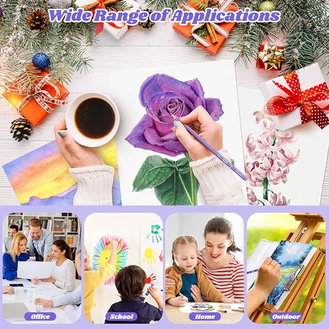 Drawing Paper, 65 Sheets Loose Drawing Paper Bulk | 68lb/100gsm Artist - Image 6