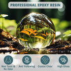 IGaiety Epoxy Resin 32 OZ, Epoxy Resin Kit, Crystal Clear Resin Not Yellowing - Image 4
