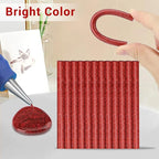 Manarty Glitter Red Hot Glue Stick, Adhesive EVA Glue Sticks Standard - Image 3