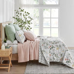 Levtex Home Cross Stitch Reversible Full/Queen Quilt Set - Image 2