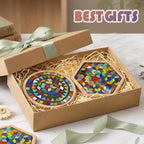 DIY Mosaic Tiles Crafts Kits for Adults, Mixed Stained Glass Mosaic Kit - Image 5