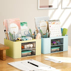 Marbrasse Pen Organizer with 2 Drawer, Desk Organizers and Accessories with 5 - Image 5