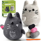Faircosy Crochet Animals Kit for Beginners: Learn to Crochet Cats by Faircosy