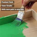 Bates 2-Inch Paint Brushes, 12 Pack - Image 4