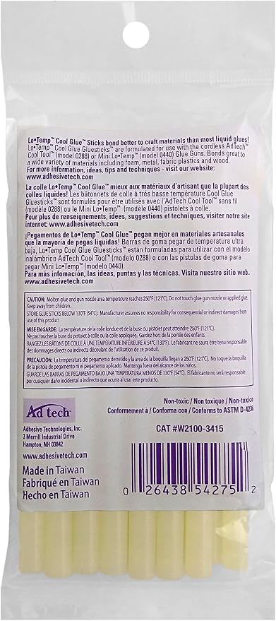 AdTech Ultra Low Temp Cool Glue Sticks, Mini 4-Inch – - Image 3