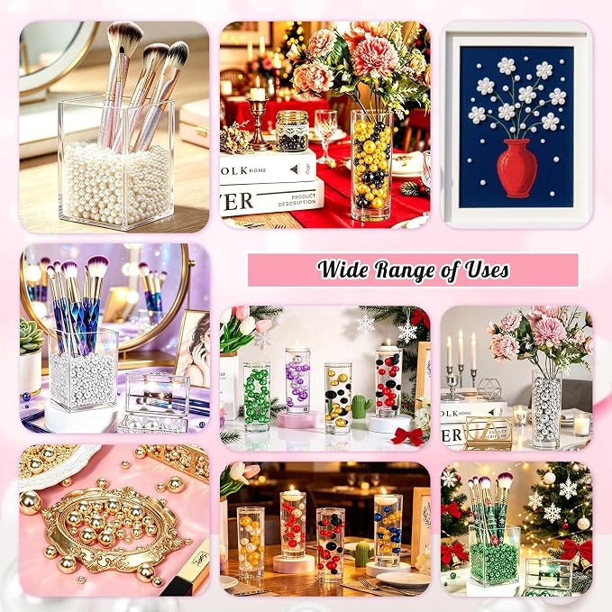 2000PCS Pearls for Crafting, Candles Centerpiece, DIY Crafts, Jewelry Making - Image 7