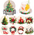 Christmas Diamond Art Painting Coasters Kit by GOHDODD