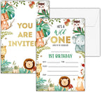 Wild One Birthday Invitations, 25 Double-Sided Invitation Cards by seclate
