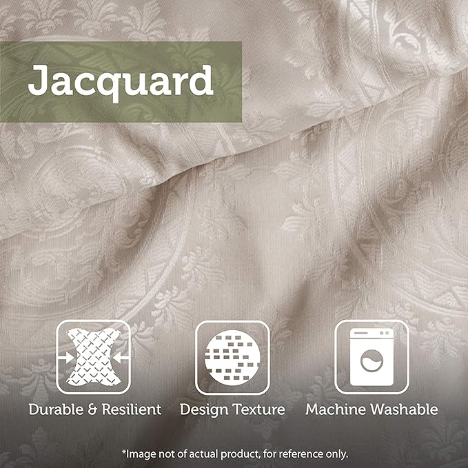 Madison Park Quilt Set Luxurious Jacquard Stripes Design - Image 7