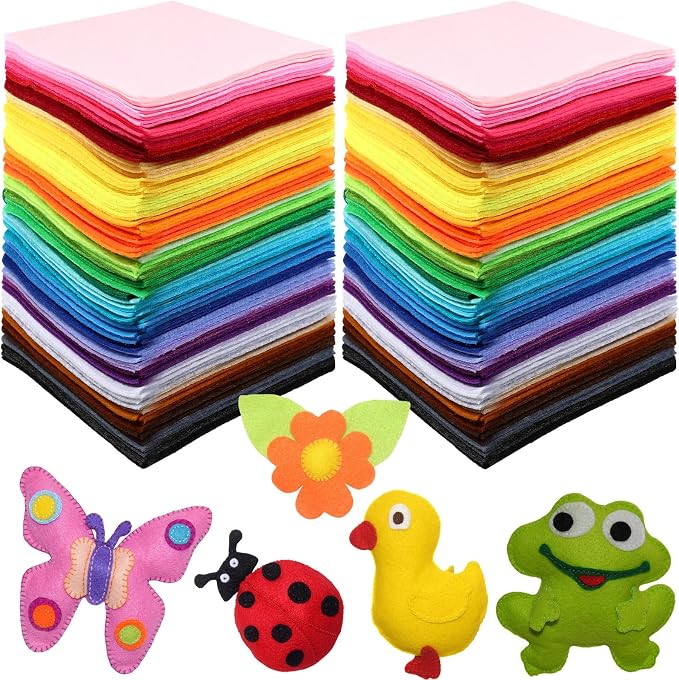 Reginary 240 Pcs 6 x 6 Inch Felt Sheets by Reginary