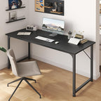 Huuger Computer Desk, 55 Inch Home Office Desk, Gaming Writing Work from Home - Image 5