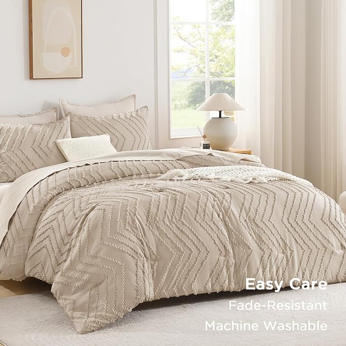 Andency Khaki Twin/Twin XL Comforter Set, Twin Bed Comforter - Image 3