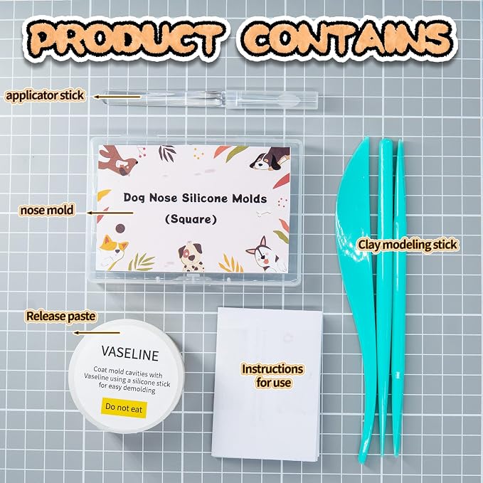 Nuvretk 7 Cute Silicone Molds for Needle Felting - Image 2