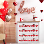 FYSUIMU 65.6 Ft Valentine's Day Bulletin Board Borders Vintage Red Heart Shaped - Image 6