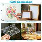 80PCS Clear Acrylic Sheets 4 x 6 Inch Acrylic Board 1 mm Thick Acrylic Panel - Image 7