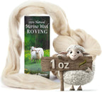 100% Natural Merino Wool Roving by DesertBreezeDistributing