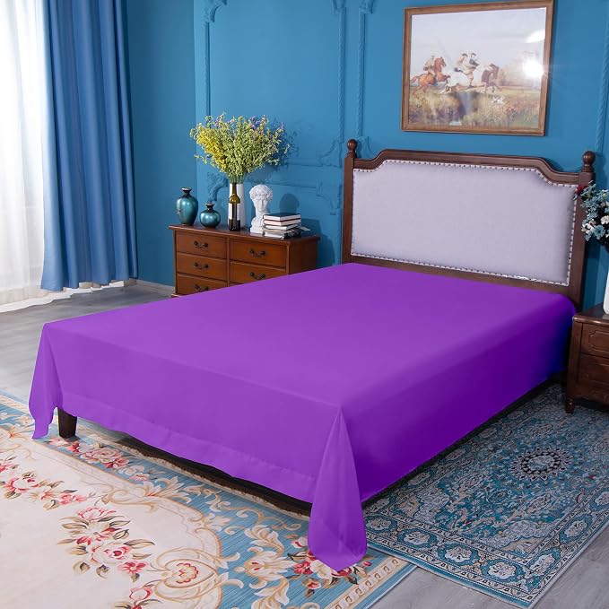 NTBAY California King Flat Sheet Only - Image 5