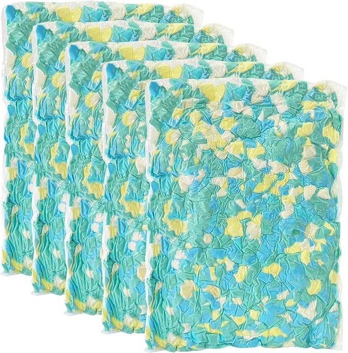 Bean Bag Filler, 25lbs Shredded Memory Foam Stuffing, Filling & Refill by WelacerBrand