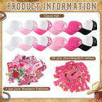 Hercicy DIY Trucker Hats Kit, 12 Pack Sublimation Blank Baseball Caps - Image 2