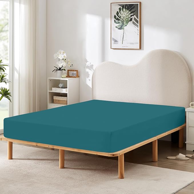 HBHLFZ Twin XL Fitted Sheet Only, Soft Breathable Bottom Sheet by HBHLFZLuxuryHomeLife