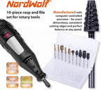 NordWolf 10-Piece Wood Carving Rasp Files Set - Image 2