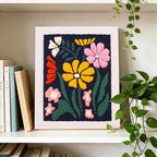 Silentsea Punch Needle Kit for Beginner Adults – Flower Embroidery Frame Kit - Image 5