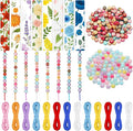 Liliaafar 8 Pcs Back to School Flower DIY Beadable Bookmarks Craft Kit by Unknown