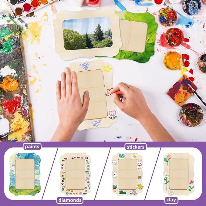 VOKOY 25 Pack Wooden Picture Frames - Image 5