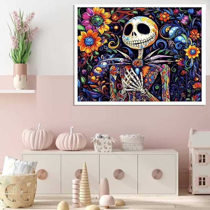 Meothan Paint by Numbers Kit for Adults Beginner 16x20 inch | Nightmare Before - Image 4