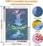 Offito Forest Diamond Art Kits for Adults, Fantasy Landscape Diamond Painting - Image 4