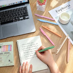 Piochoo Aesthetic Pens, No Smudge Quick Dry Smooth Writing Pens, Cute Black Ink - Image 5
