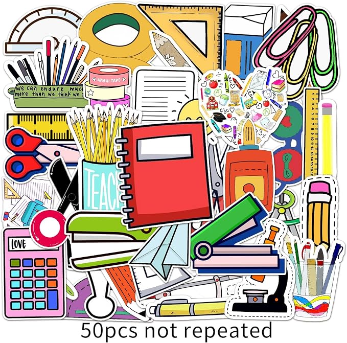 Back to School Stationery Set Sticker - Image 6