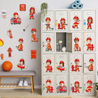 60pcs Firefighter Cutouts Fire Truck Bulletin Board Decorations Fireman Theme - Image 6