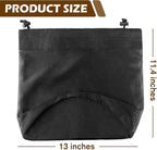 2 Pack Waist Mesh Foraging Bag, Folding Rock Collecting Bag, Foraging Pouch - Image 2