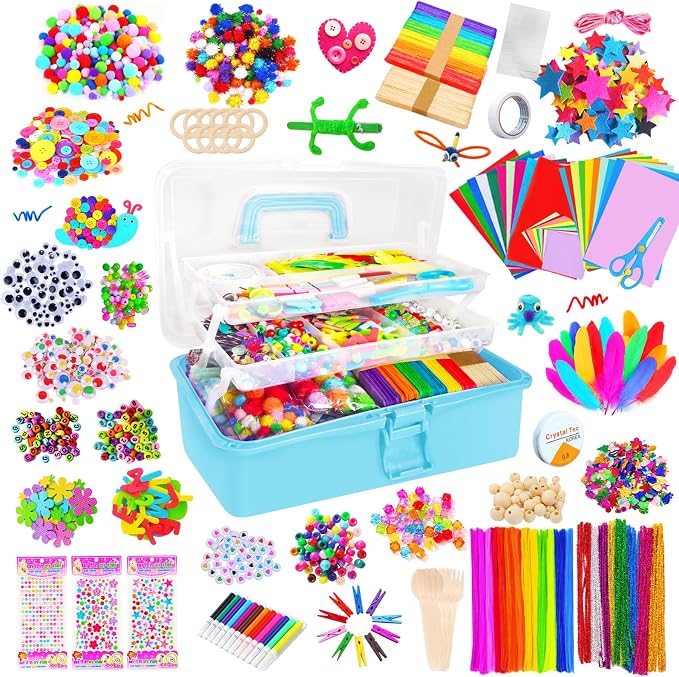 Itopstar 3000+ pcs Arts and Crafts Supplies by ArtandCraft