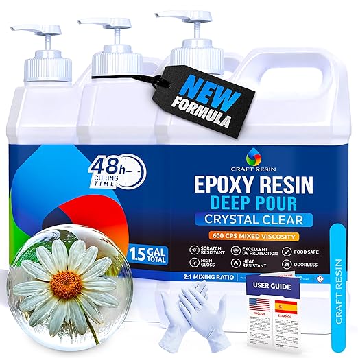 CRAFT RESIN Deep Pour Epoxy Resin Kit 1.5 Gallon – by CraftResin