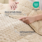 Wemore Fleece Weighted Blanket for Adults, Dual Sided Cozy Soft Sherpa Heavy - Image 2