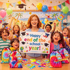 Hsei 73 Pcs Summer Tie Dye Party Favor Bags - Image 5