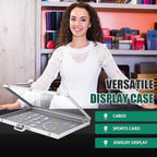 Trade Show Display Case Table Top Portable Aluminum Sports Card Display Case - Image 6