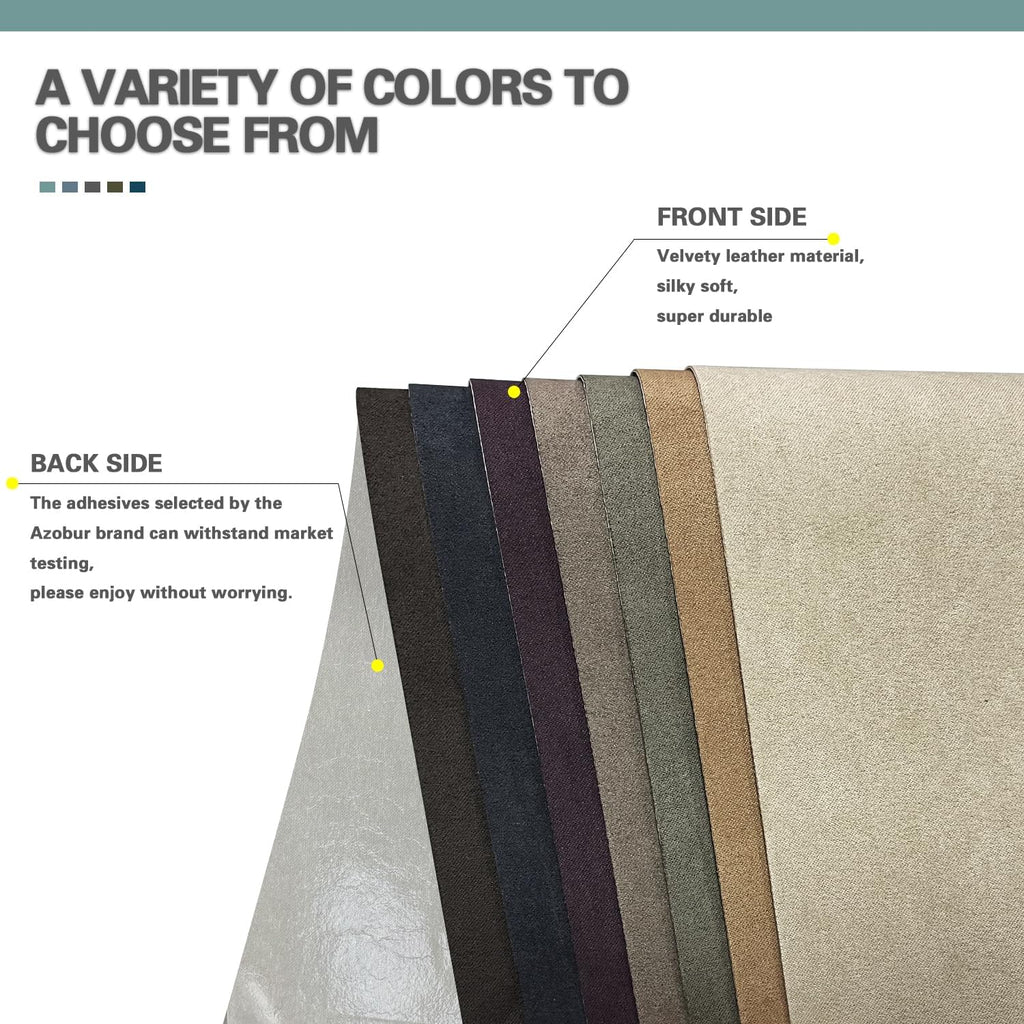 Velvet Repair Patch, Self-Adhesive Flannel Fabric Patch, Multi Colors, Microfiber Patch，Can be Used to Patch Sofas, Car Seats, Handbags, Jacket Holes and Tears (Dark Blue)