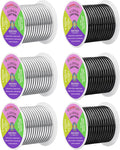 Mandala Crafts 8 Gauge Silver Tone Black Anodized Aluminum Craft Wire | 120 FT by MandalaCrafts