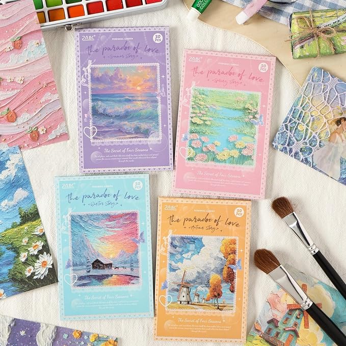 120 Pcs Vintage European Landscape Scrapbooking Supplies, 3.7x5.6 Aesthetic - Image 5