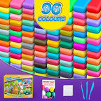 Air Dry Clay, 96 Colors Modeling Magic Clay - Image 2