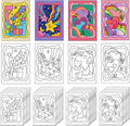 Watersay 24 Pack Unfinished Adhesive Sand Art Painting Boards Peel Stick by Unknown