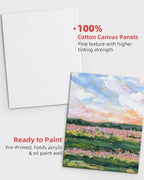 Simetufy 42 Pack 5x7 Inch Small Canvas Boards - Image 3