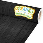 Qyeahkj Wood Grain Bulletin Board Paper Roll Rustic Bulletin Board Background by Qyeahkj