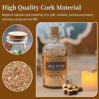 Natural Cork Stoppers for Bottles, Salt and Pepper DIY Projects, Airtight - Image 6