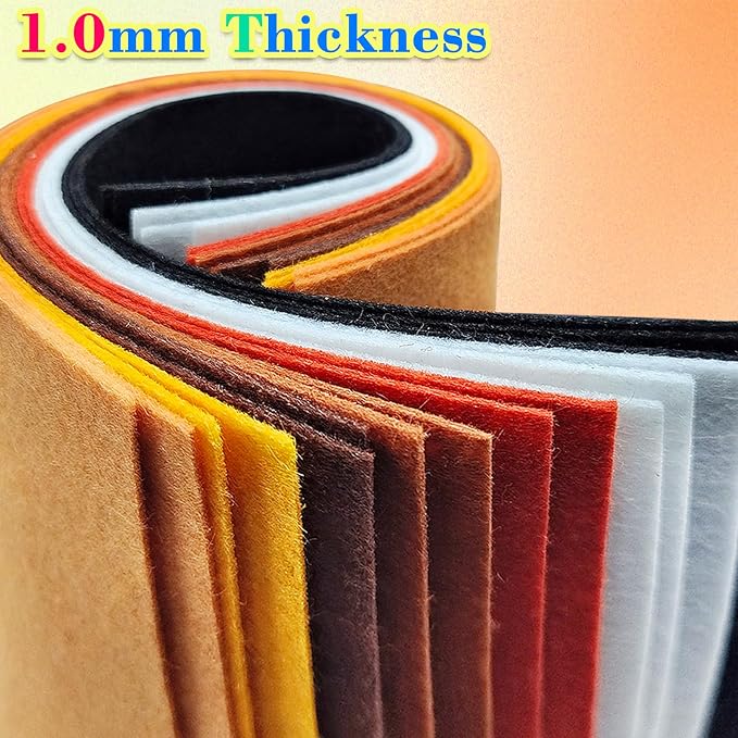 Jtnohx Felt for Crafts, Craft Felt Square for Sewing - Image 3