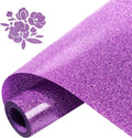 DUEUIOE Light Purple Glitter Heat Transfer Vinyl 12" x 5FT by Unknown